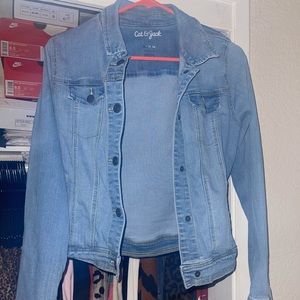 Girl Cat and Jacket Jean jacket 14/16